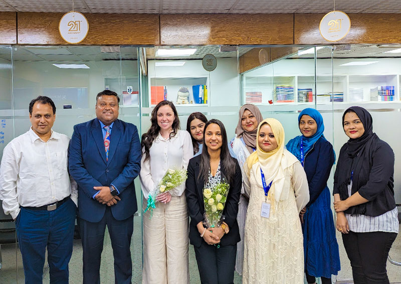 Charles Darwin University team at Executive Study Abroad Dhaka